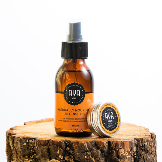 AYA Balm and Naturally Nourishing Intense Oil